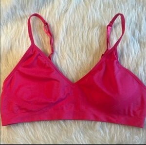 Women's Fushia Pink Bralette Bra
